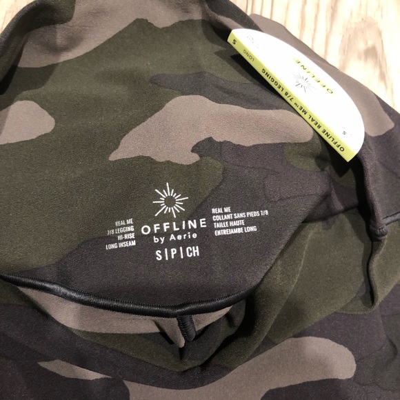 NWT Aerie OFFLINE Real Me Camo Leggings. - Picture 3 of 5